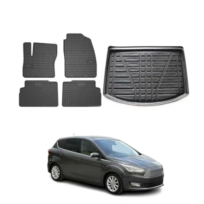 Abbildung von OMAC 2609YPS 484 Fußmattensatz Gummi 5 schwarz FORD: C Max 2