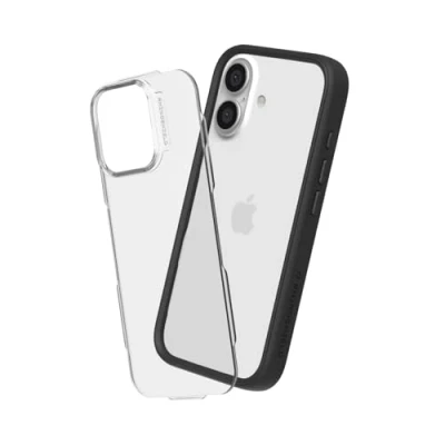 Abbildung von RhinoShield Modulare Case kompatibel mit [iPhone 16] Mod NX Anpassbare &amp; stoßdämpfende Schutzhülle im schlanken Design 3.5 Meter Fallschutz Schwarz