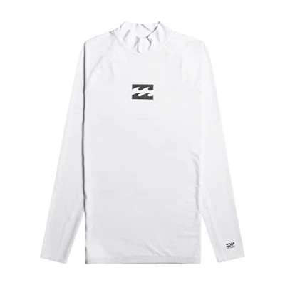 Abbildung von Billabong Waves All Day Langärmliger Rashguard mit UPF 50 für Männer Weiß
