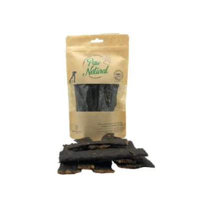 Abbildung von Paw Natural Hunde Leckerlis 150g Rind Streifen 100% Gluten &amp; getreidefrei aus frischem Fleisch gesunder Tiere