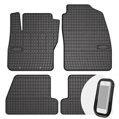 Abbildung von Gummimatten Auto Fußmatten Gummi Automatten Passgenau 4 teilig Set passend für Ford Focus Mk3 2010 2018