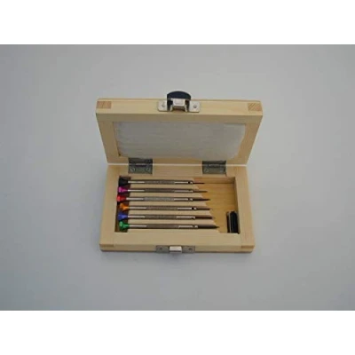 Abbildung von Uhrmacherschraubendreher 6tlg. in Holzbox C