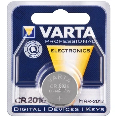 Abbildung von Varta CR2016 Lithium Knopfzelle (3V, 90 mAh, 10 Stück)