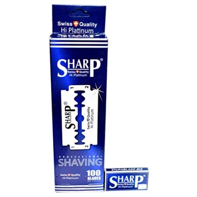 Abbildung von 100 Sharp Hi Platinum Rasierklingen