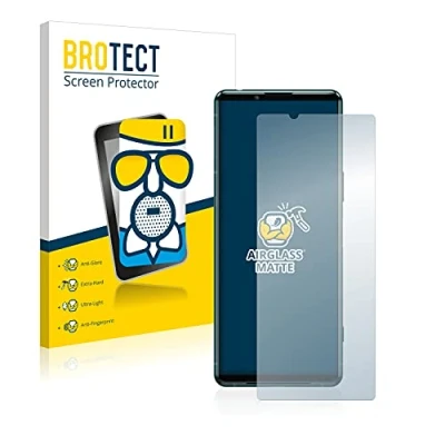 Abbildung von BROTECT Entspiegelungs Schutzglas für Sony Xperia 5 III Schutz Folie Panzerfolie Glas Matt [Extrem Kratzfest 9H, Anti Reflex, Fingerprint]