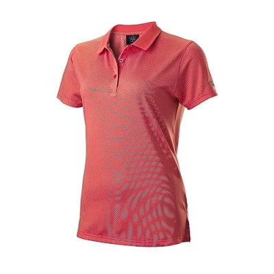 Abbildung von Wilson Staff Damen Golf Poloshirt, Polka Dot Polo, Kurzarm, Polyester / Elasthan