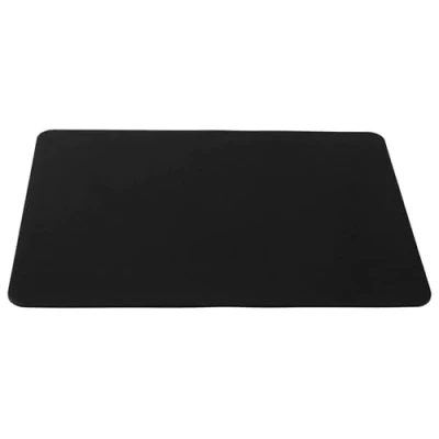 Abbildung von silmo Mauspad 32 x 27 cm Schwarz Stoff Mousepad Mittelgroß rutschfest für Gaming Büro Office Homeoffice 320 270 mm Mouse Pad Mat Mausunterlage alle Maus Arten