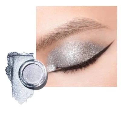 Abbildung von Oulac Glitzer Lidschatten Silber, Hochpigmentierter Feine Textur, Wasserfest &amp; Langlebig, Metallisch schimmernde Finish, Verblendbar Faltenfreies Augen Makeup, Vegan 06g (26) Meteor Showers