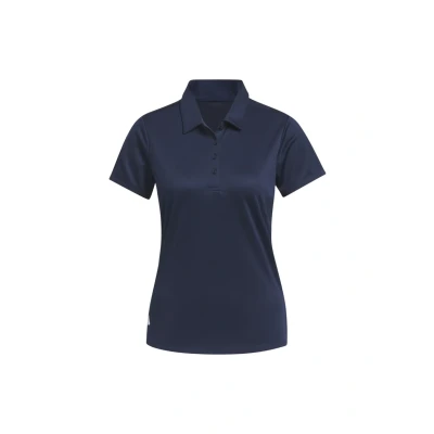 Abbildung von adidas Damen Women&#039;s Solid Performance Short Sleeve Polo Shirt, Collegiate Navy, XS