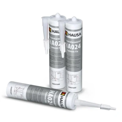 Abbildung von Hausa Reparaturmasse, Reparaturmörtel Cement Fix, (Reparaturmasse mit der Struktur, 3 tlg., HA024), Fugenmörtel Repair Rißacryl