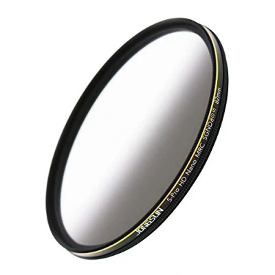 Abbildung von JONGSUN 82mm ND Filter, Grauer Verlaufsfilter Neutraldichtefilter, 18 Schichten Mehrfachbeschichtung, Optisches Glas Schott B270, CSGND8 (0,9) 3 Stop