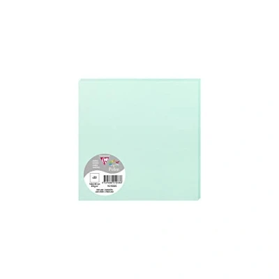 Abbildung von Clairefontaine 1033C Packung (mit 25 Karten Pollen 160 x 160mm) 210g, Jadegrün