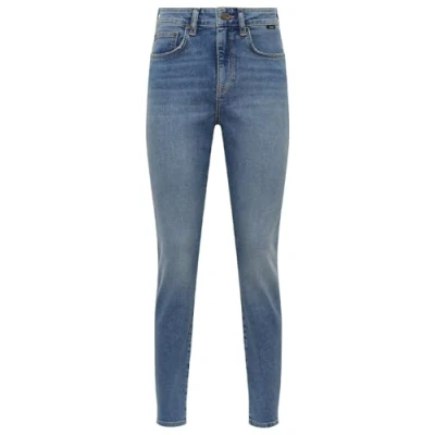 Abbildung von Mavi Hoher BUND 5POCKET Robust Jeans Slim Fit, Damen, Größe: 25, Blau
