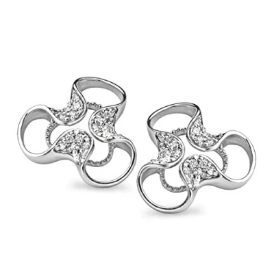 Abbildung von Orphelia Damen Ohrstecker 925 Sterling Silber Zirkonia weiß ZO 5033