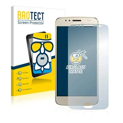 Abbildung von BROTECT Entspiegelungs Schutzglas für Motorola Moto G5S Schutz Folie Panzerfolie Glas Matt [Extrem Kratzfest 9H, Anti Reflex, Fingerprint]