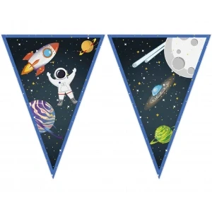 Abbildung von Wimpelkette Space 230cm pro Einheit
