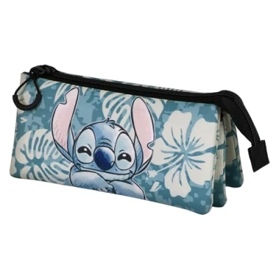 Abbildung von Lilo und Stitch Aloha FAN Dreifach Federmäppchen 2.0, Blau