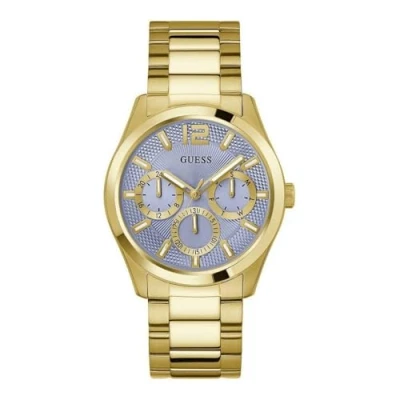 Abbildung von GUESS Herren Uhr Armbanduhr Zen GW0707G2 Edelstahl Gold