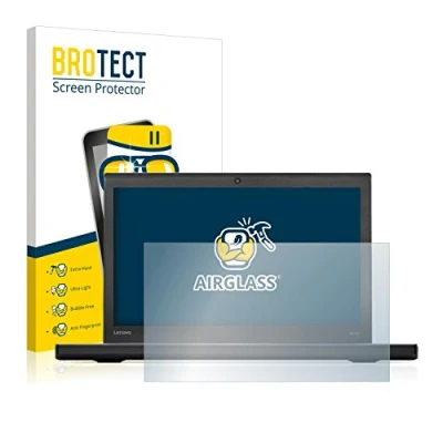 Abbildung von BROTECT Schutzglas für Lenovo ThinkPad X270 Schutzfolie Panzer Folie Glas [Extrem Kratzfest 9H, Anti Fingerprint, Ultra Transparent]