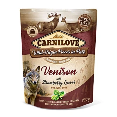 Abbildung von Carnilove Brit Venison Strawberry Leaves Dziczyzna Liście Truskawek 300 g