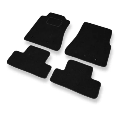 Abbildung von Mossa Fußmatten Auto kompatibel mit Ford Mustang V (2005 2014) schwarz Automatten Autoteppiche 1