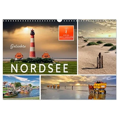 Abbildung von Geliebte Nordsee (Wandkalender 2025 DIN A3 quer), CALVENDO Monatskalender