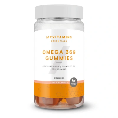 Abbildung von Myvitamins Omega 3,6,9 Gummies 60Gummibärchen Pfirsich