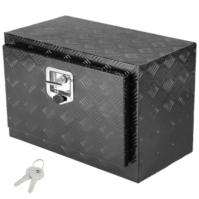 Abbildung von VEVOR Unterboden Werkzeugkasten Lkw Werkzeugbox Anhängerbox 61x43x46cm Schwarz