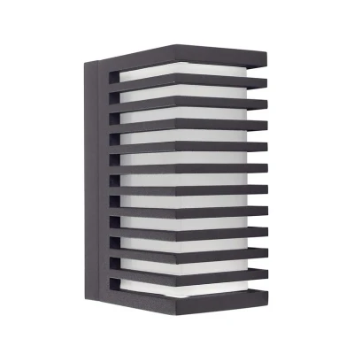 Abbildung von Lucande LED Außenwandleuchte Ariza, schwarz, Aluminium