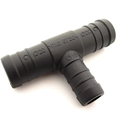 Abbildung von Schlauchverbinder Kunststoff T Stück x2 Außendurchmesser 16mm / 2X 20mm Für Schläuchen