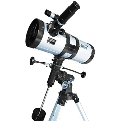 Abbildung von Seben Teleskop 114/1000 EQ 3 Star Sheriff Spiegelteleskop für die Astronomie inkl. parallaktische Montierung und Big Pack Zubehör