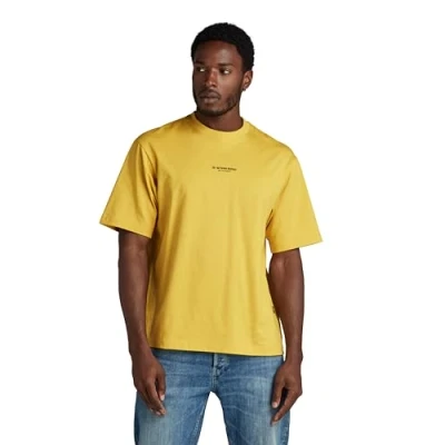 Abbildung von G Star Center Chest BOXY Tshirt basic, Herren, Größe: Medium, Lemon