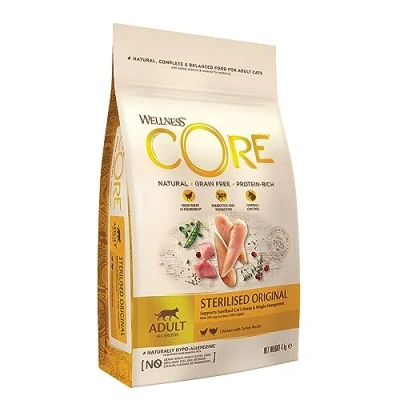 Abbildung von Wellness Core Grain Free Cat Sterilised Huhn&amp;Truthahn Katzenfutter ...