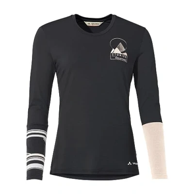 Abbildung von Vaude Monviso Langarmshirt, Damen, Größe: 44, Black