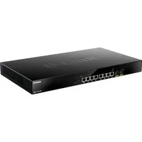 Abbildung von D Link DMS 1100 10TP 10 Port Multi Gigabit PoE Smart Managed Switch (ideal für Wi Fi 6 Access Points, 8 x 2.5G Ports, 2 10G SFP+ Uplink 4K VLAN, QoS, LACP, STP, RSTP, MSTP, ERPS), schwarz