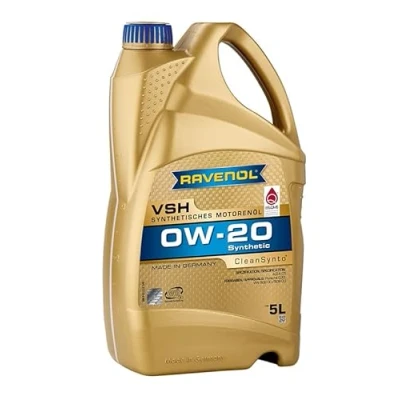 Abbildung von Ravenol VSH 0W 20 5l Motoröl 1111154 005 01 999 VOLKSWAGEN: Golf 7 Schrägheck, Polo V Variant, AUDI: A6 C7 Avant, A3 Sportback