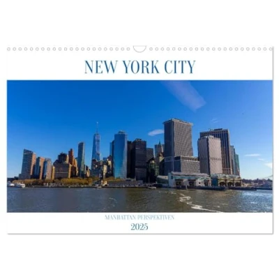 Abbildung von New York City Manhattan Perspektiven (Wandkalender 2025 DIN A3 quer), CALVENDO Monatskalender