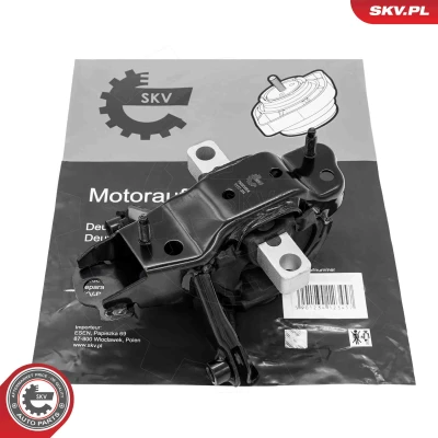 Abbildung von ESEN SKV 75SKV054 Motorlager links Gummimetalllager Aluminium, Gummi 199mm 101mm VOLKSWAGEN: Polo IV Schrägheck, V Fox Schrägheck