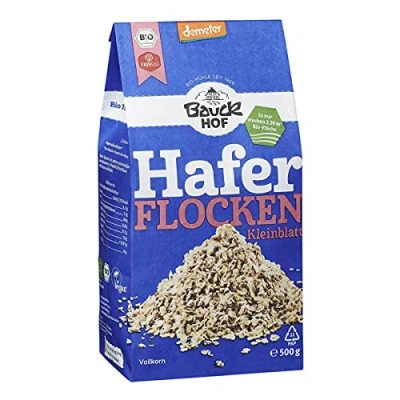 Abbildung von Bauckhof Haferflocken Kleinblatt Demeter, 1er Pack (1 x 500 g)