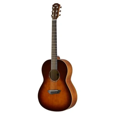 Abbildung von Yamaha CSF3MTBS Westerngitarre tobacco brown sunburst, Handliche und edle Akustikgitarre mit sattem Sound, Ideal für unterwegs, Inklusive Gitarrentasche, ¾ Mensur