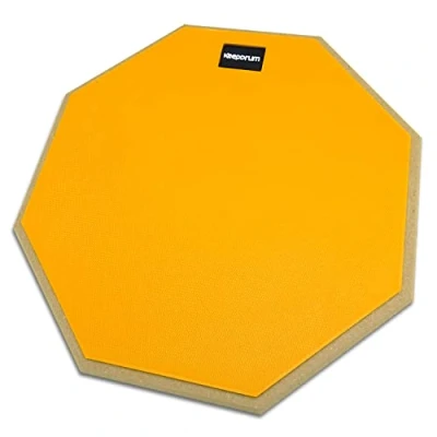 Abbildung von keepdrum DPOR12 Practice Pad Schlagzeug Drumpad Übungspad Orange 12 Zoll