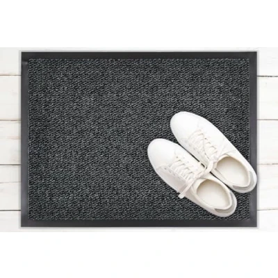 Abbildung von andiamo Fußmatte Venus Schmutzfangmatte für den Hauseingang flexibel einsetzbar als Türmatte innen, Fußabtreter im überdachten Außenbereich oder Schuhmatte Braun 40 x 60 cm