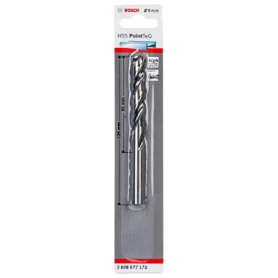 Abbildung von Bosch PointTeQ Bohrer für Metall Spiralbohrer 9 mm Länge: 125
