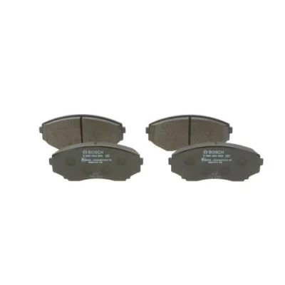 Abbildung von BOSCH 0 986 494 855 Bremsbelagsatz Low Metallic mit akustischer Verschleißwarnung Anti Quietsch Blech