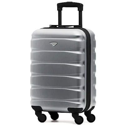 Abbildung von Flight Knight ABS Hartschalenkoffer Kabinen und Handgepackoptionen, die fur uber 100 Fluggesellschaften zugelassen sind, darunter easyJet, British Airways, RyanAir, Virgin Atlantic, Emirates