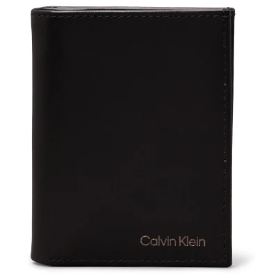 Abbildung von Calvin Klein Smooth Bifold Geldbörse, Herren, Größe: One Size, Black