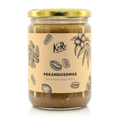 Abbildung von KoRo Pekannussmus 500 g 100% geröstete Pekannüsse im Vorteilsglas