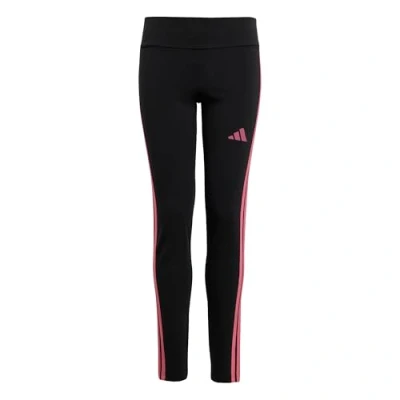 Abbildung von adidas Mädchen Essentials Leggings, Black/pink Fusion, 9 10 Years