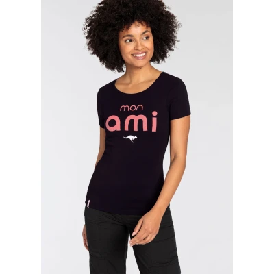 Abbildung von KangaROOS American Shirt, Logoshirt mit modischem Puff Print