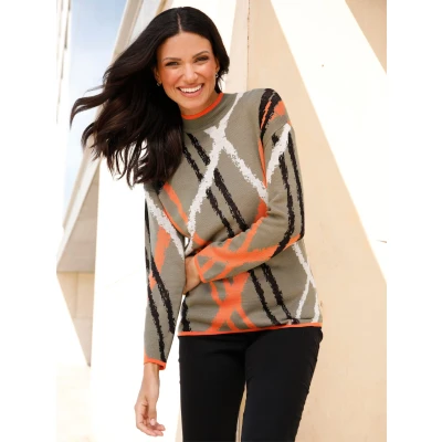 Abbildung von Classic Basics Stehkragenpullover &quot;Rundhals Pullover&quot;